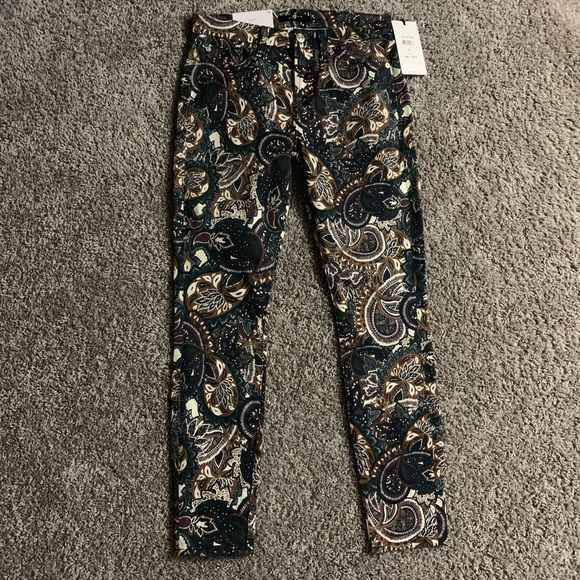 Seven for all mankind pattern crop jeans - Picture 3 of 4